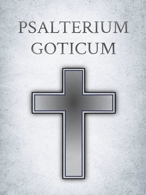 cover image of Psalterium Goticum
